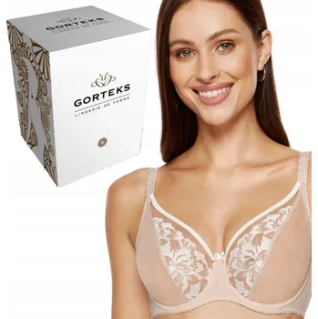 Podprsenka Gorteks podprsenka s měkkými košíčky béžová velikost 95C