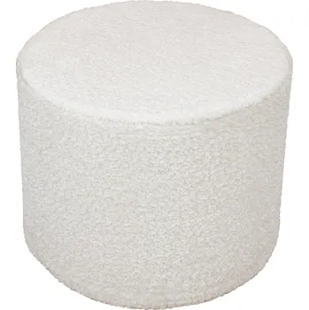 Taburet Podnožka k houpacímu křeslu Micuna – kulatý puf Sheep white