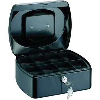 Příruční pokladna Conmetron Pokladna - černá / 85 mm x 160 mm x 205 mm 32506