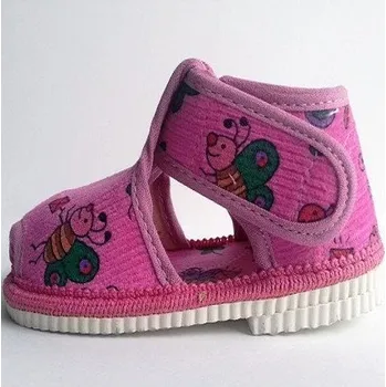 Capáčky HP Čechtín Bačkorka 805 - suchý zip - růžová Velikost: 22