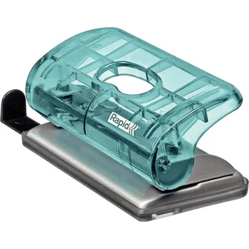 Děrovačka rapid Kancelářský děrovač Rapid Colour´Ice FC5 mini / ledově modrá - 10 listů 362375