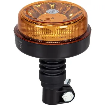 Žárovka PROFI LED maják na držák, 12-24V, 12x3W oranžový, ECE R65