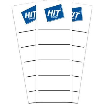 Hit Štítky na pořadače samolepicí - pro pořadače šíře 50 mm / 10 ks 30715