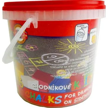 Koh-i-noor Křídy na chodník - 16 ks / kyblík 403887