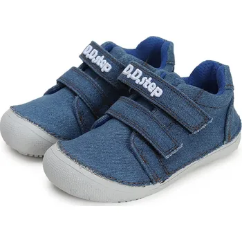 Chlapecké tenisky DDstep Barefoot plátěné tenisky D.D.step C063-41360 Bermuda Blue Velikost: 34