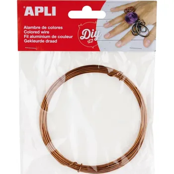 Hobby drát Modelovací drát APLI meděný / šířka 1,5mm / délka 5m Apli