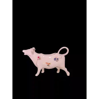 Konvička na mléko Mlékovka - kráva květiny (Nádoba na mléko)