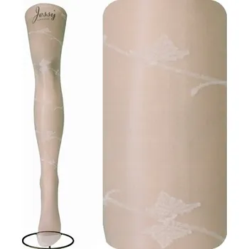 Podprsenka Vzorované Punčocháče Calzamia 20den bílé WA-Z6 velikost 3