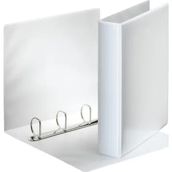 Pořadač Esselte A4 kroužkový prezentační 4 - kroužek 6,2 cm / bílá 30411