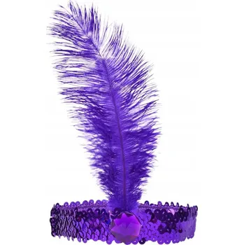 Čelenka Charleston fialová