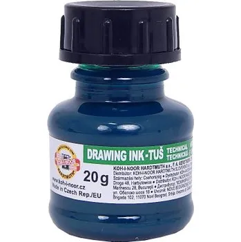 Výtvárné potřeby Koh-i-noor Tuš - zelená / 20 g 403872