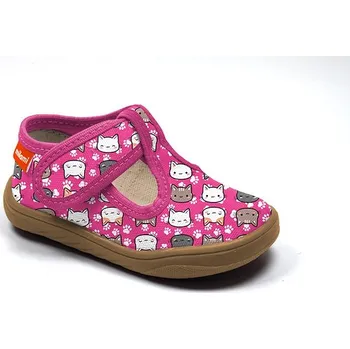 Dívčí tenisky Barefoot plátěnky Milami BF1 ZAC52 02A Fuxia Velikost: 30