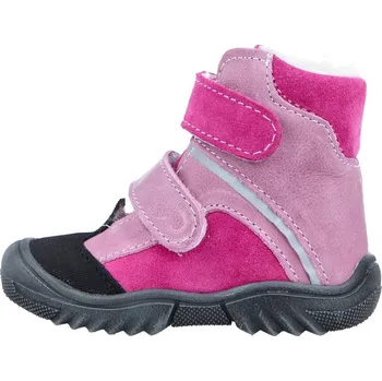 Dívčí obuv Jonap zimní kožené boty 055 M světle růžová Velikost: 24