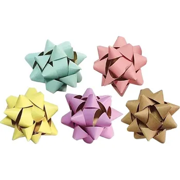 MFP Paper s.r.o. Rozeta malá KRAFT - mix barev / 3cm 413186