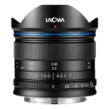 Laowa 7,5 mm f/2 pro MFT černá odlehčená verze pro dron + dárek UV filtr zdarma (k objektivu obdržíte zdarma filtr K&F Concept MC UV SLIM 46 mm, GREEN MULTI-COATED, GERMAN OPTICS)