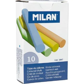 Milan Křídy školní Milan - barevné / 10 ks 30933