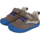 DDstep Kožené barefoot boty D.D.step S073-508 Grey Velikost: 20