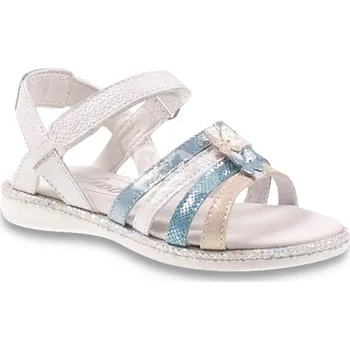 Dívčí sandály Kožené sandálky Befado 170X024/170Y024 bílo-modrá Velikost: 24
