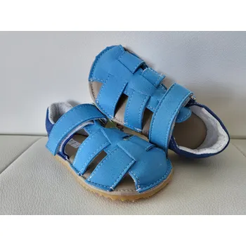 Dívčí obuv Jonap barefoot sandálky Zula MF modrá tyrkys Velikost: 30