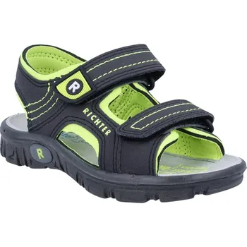 Dívčí sandály Sandálky Adventure Richter 8105-1272-9901 černá neon Velikost: 34