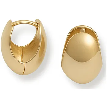 Náušnice Lillian Vassago Zlaté lesklé visací náušnice LLV07-GER003