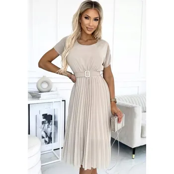 Dámské šaty Numoco šaty do práce klasické ke kolenům univerzální velikost