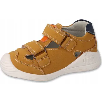 Chlapecké sandály Befado dětské sandály textilní hnědé velikost 27