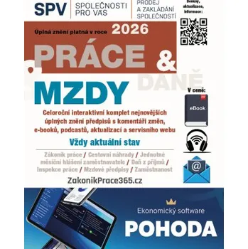 Práce Mzdy Daně 2026