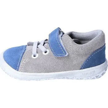 Dívčí polobotky Jonap barefoot boty B12SV modrošedá Velikost: 24