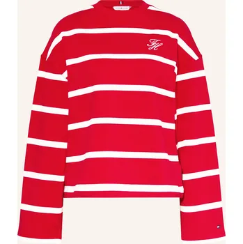 Dámské tričko Tommy Hilfiger Dámská Mikina, červená / bílá, 44