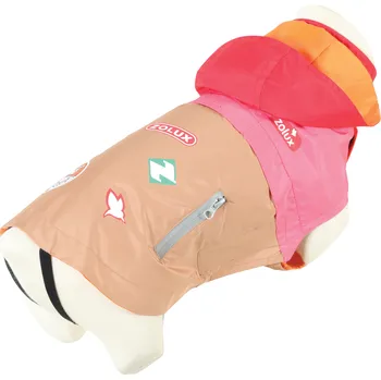 Obleček pro psa Obleček pláštěnka pro psy VINTAGE růžová 45cm Zolux