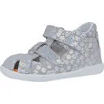 Jonap kožené sandálky 041 S šedá kytka Velikost: 23