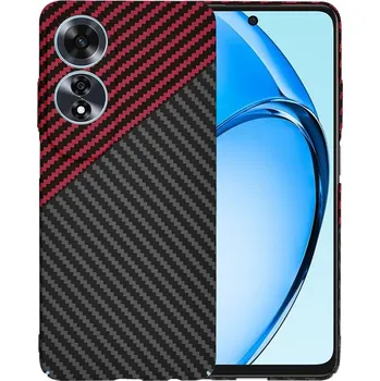 Pouzdro na mobilní telefon Techsuit Carbonite FiberShell pro Oppo A60 4G Red Vortex