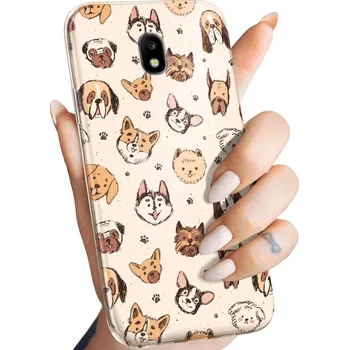 Pouzdro na mobilní telefon Zadní Kryt Hello Case pro Samsung Galaxy J3 2017 béžový