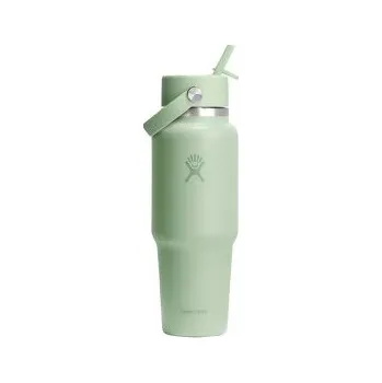 Termoska Hydro Flask 32 OZ WIDE FLEX STRAW TRAVEL BOTTLE 338 Aloe zelená