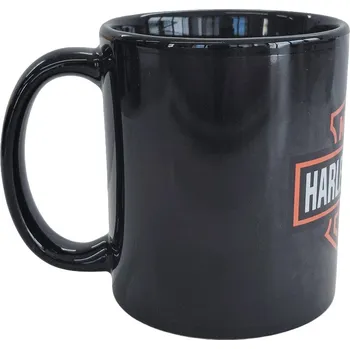 Harley-Davidson keramický hrnek 330 ml – černý