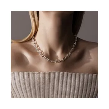 Náhrdelník Lilou Náhrdelník 00963 Stříbrná OS