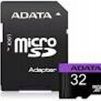 Paměťová karta MicroSDHC karta ADATA Premier 32GB Class 10 s SD adaptérem