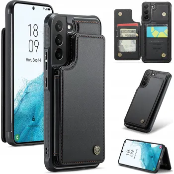 Pouzdro na mobilní telefon Flipové pouzdro Caseme pro Samsung Galaxy S22, černé