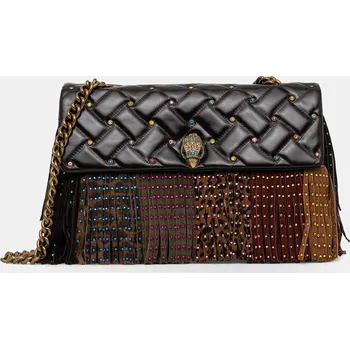 Kabelka Kožená kabelka Kurt Geiger London KENSINGTON 5025339219 hnědá 89X, vel. ONE SIZE