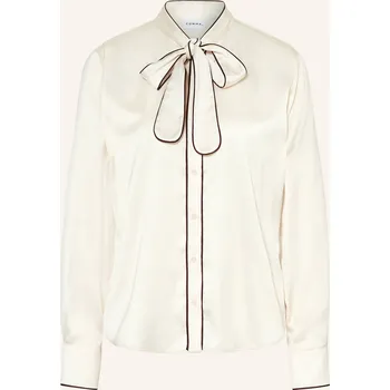 Dámská halenka Comma Dámská Saténová Halenka S Mašlí, režná / černá, 40