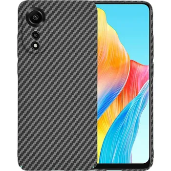 Pouzdro na mobilní telefon Techsuit Carbonite FiberShell pro Oppo A78 4G Černá