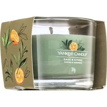 Svíčka Sójová vonná svíčka SAGE&CITRUS Yankee Candle