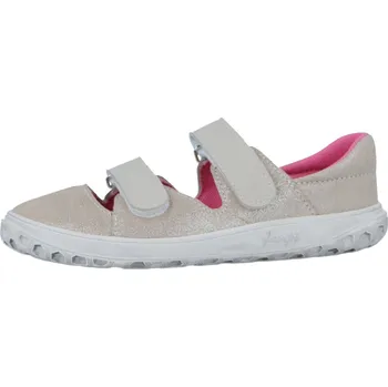 Dívčí sandály Jonap barefoot kožené sandálky B21 béžová devon Velikost: 32