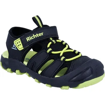 Dívčí sandály Sandálky Bumper Richter 7181-1271-9901 black/lime Velikost: 30