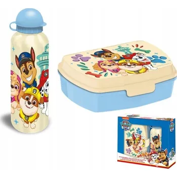 Svačinový box Snídaňový set svačinový box lahev na pití Tlapková patrola PEJSCI