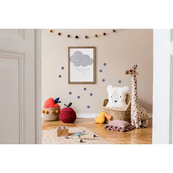 samolepka MimiConcept Nálepky na stěnu puntíky