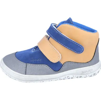 Dívčí polobotky Jonap barefoot boty BELLA M modrobéžová Velikost: 22