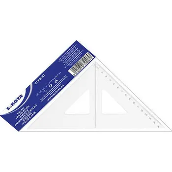 pravítka Trojúhelník - trojúhelník s ryskou Sakota