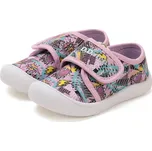 DDstep Barefoot plátěné tenisky D.D.step C100-51718 Pink Velikost: 23